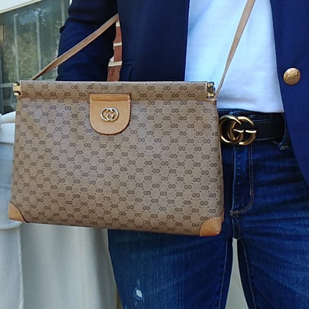 Authentic Vintage Gucci Cross-body Bag